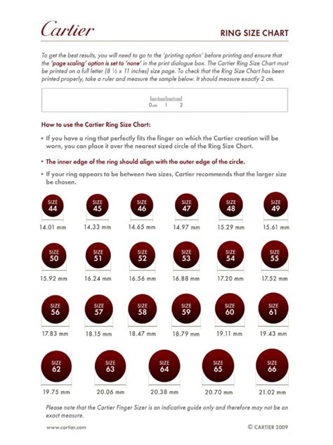 cartier love ring width|cartier ring size conversion chart.